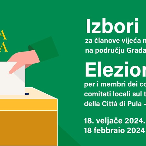 U nedjelju 18. veljače 2024. godine održavaju se izbori za članove vijeća mjesnih odbora