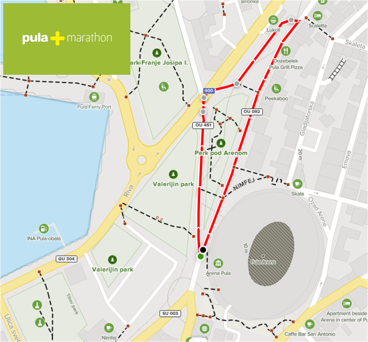 mape prometa i trase za trčanje 16.09.2022.