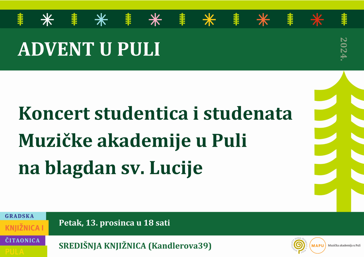 Koncert studenata Muzičke akademije na blagdan sv. Lucije