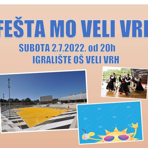 plakat Fešta MO Veli Vrh