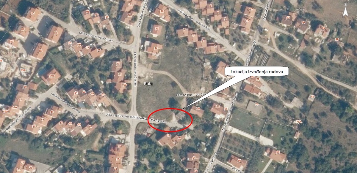 Lokacija izvođenja radova